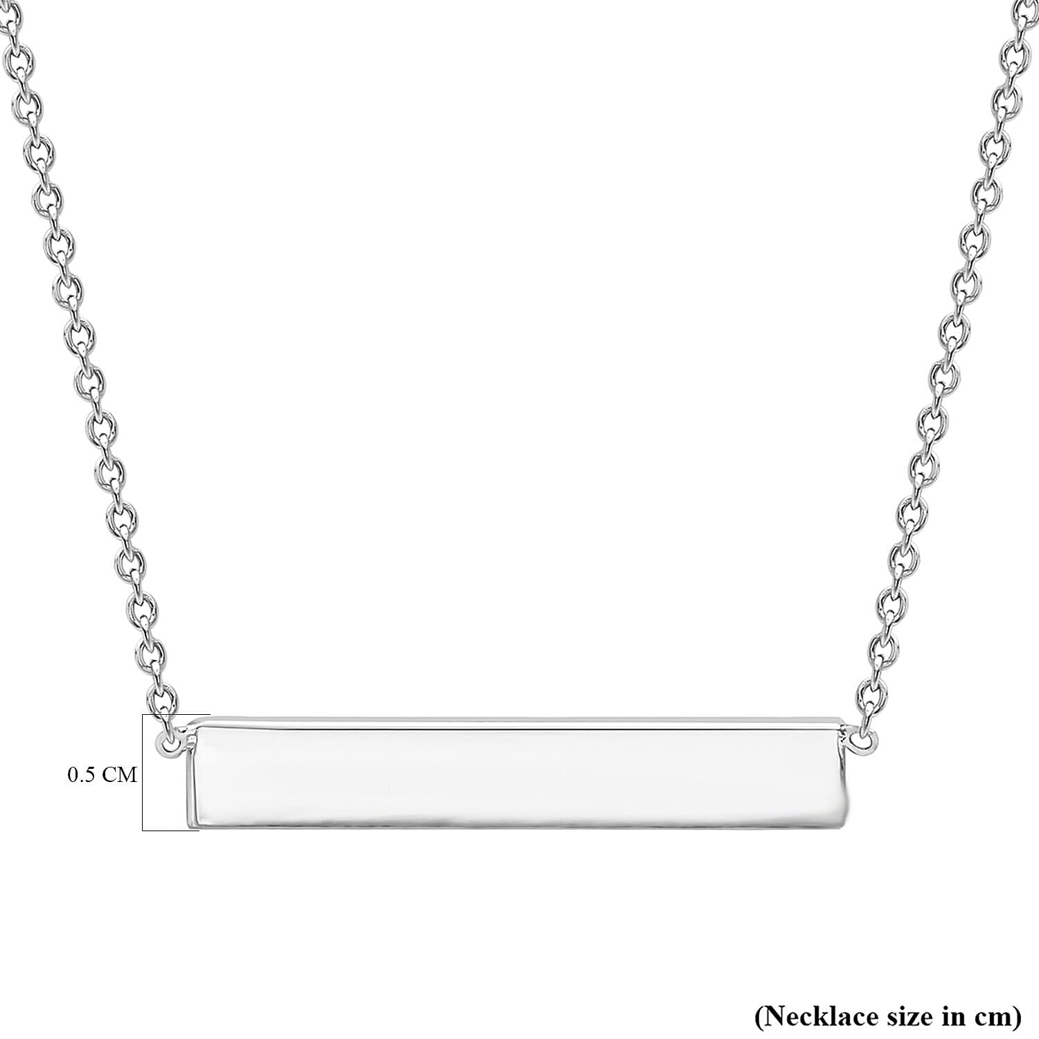 Sterling Silver NecklaceE (Size - 17)