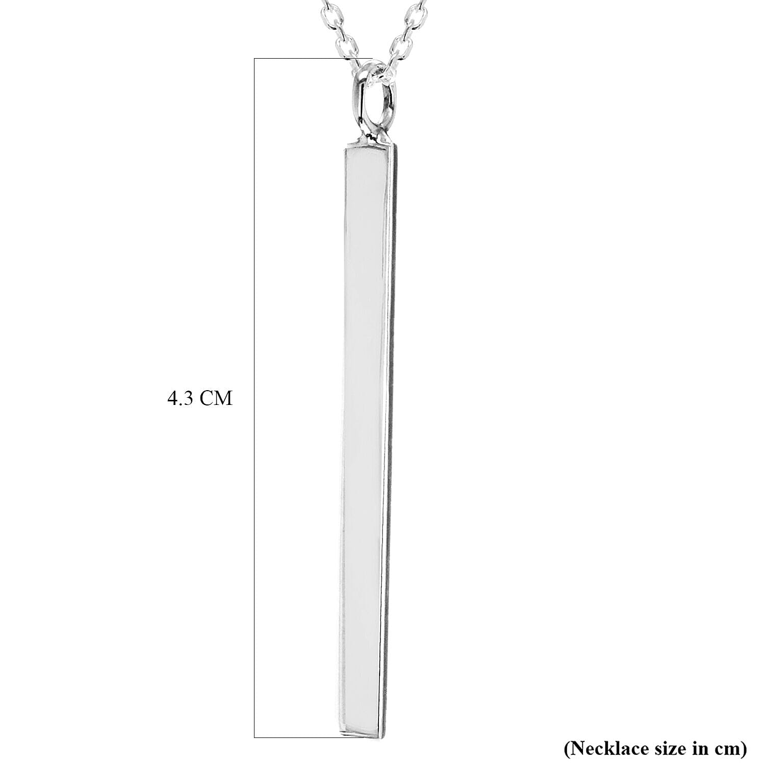 Sterling Silver NecklaceE (Size - 17)