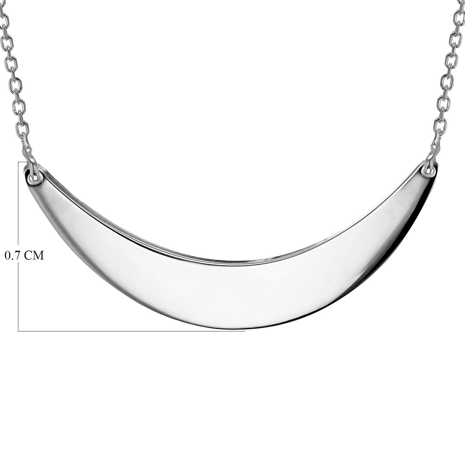 Sterling Silver NecklaceE (Size - 17),  Silver Wt. 5.4 Gms