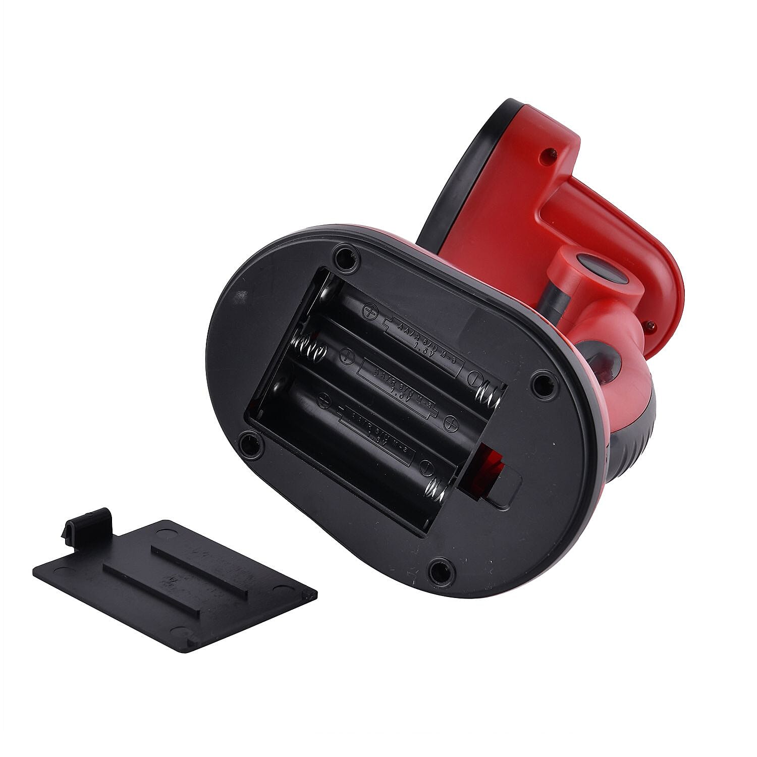 Homesmart Table Lamp (Size 20x11x8 cm) 3x AA Batteries (Not Inc.) - Red - Black