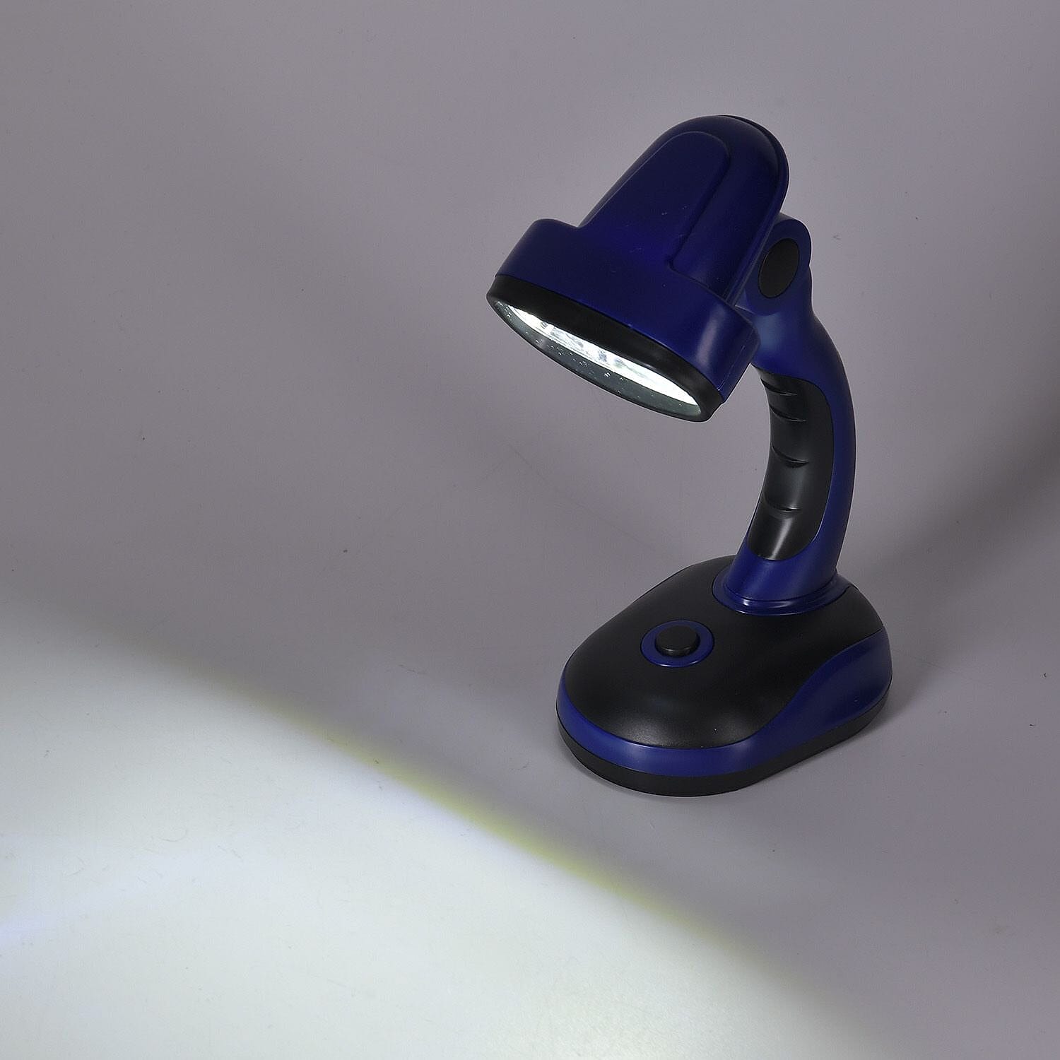 Homesmart Table Lamp (Size 20x11x8 cm) 3xAA Batteries (Not Inc.) - Blue - Black