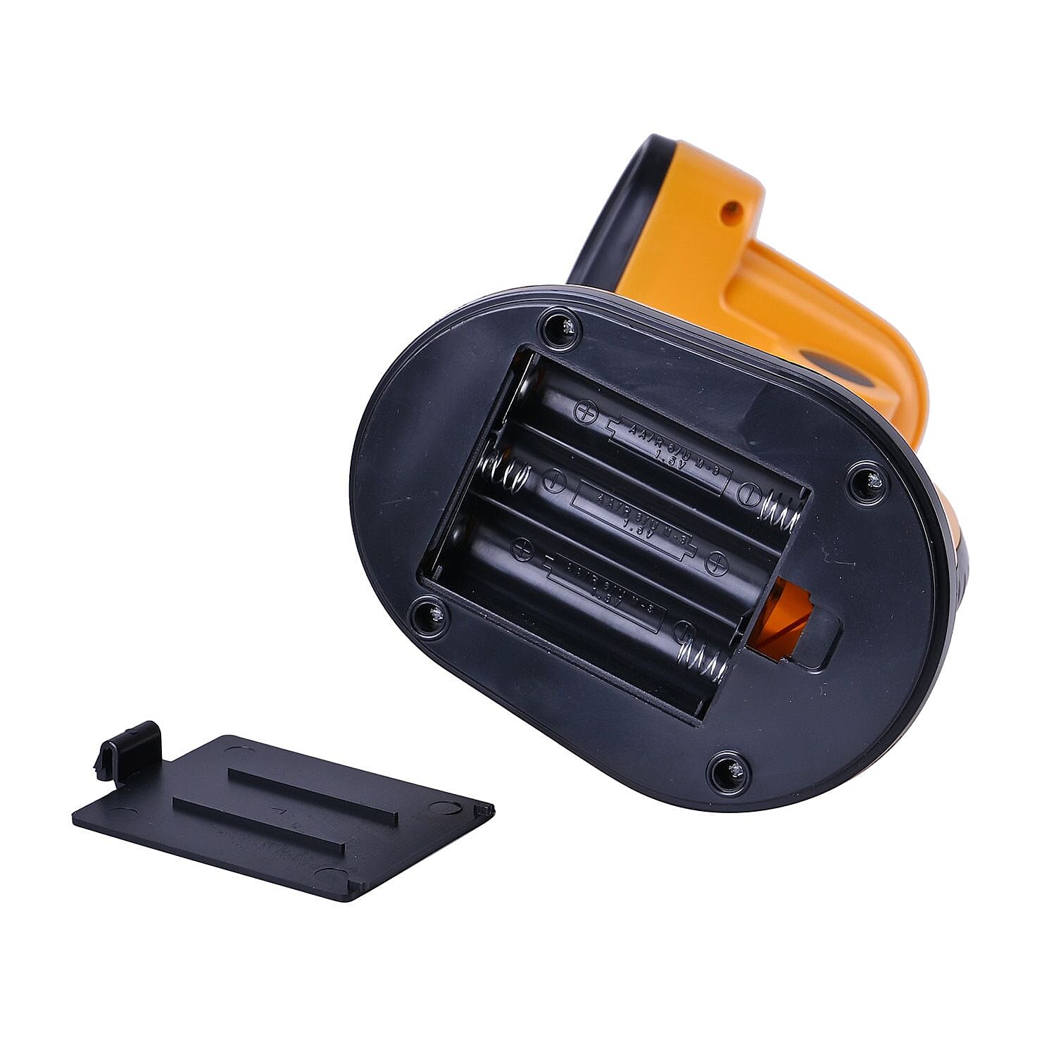 Homesmart Table Lamp (Size 20x11x8 cm) 3xAA Batteries (Not Inc.) - Yellow - Black