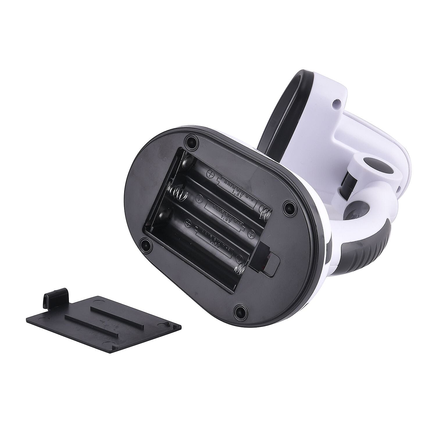 Homesmart Table Lamp (Size 20x11x8 cm) 3xAA Batteries (Not Inc.) - White & Black