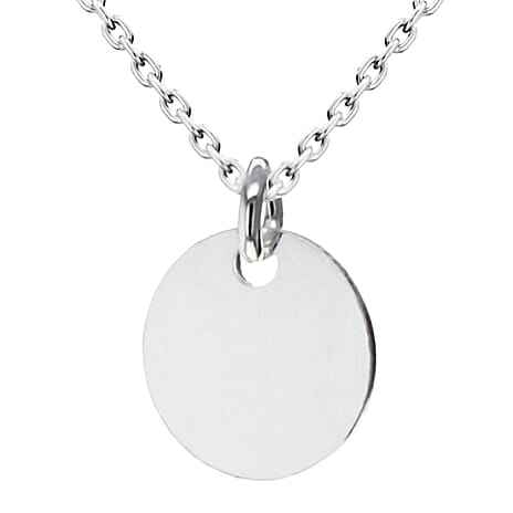 Sterling Silver NecklaceE (Size - 18)