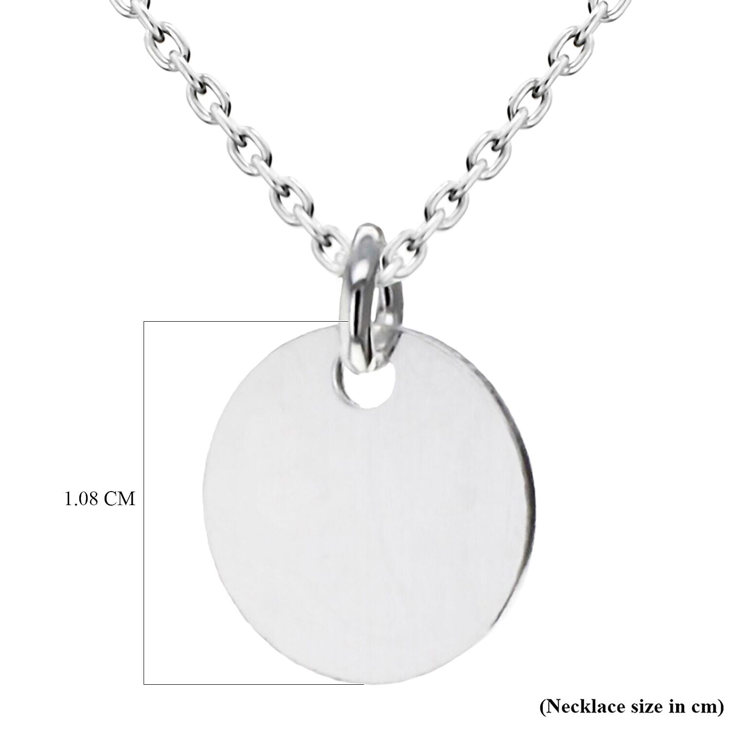 Sterling Silver NecklaceE (Size - 18)