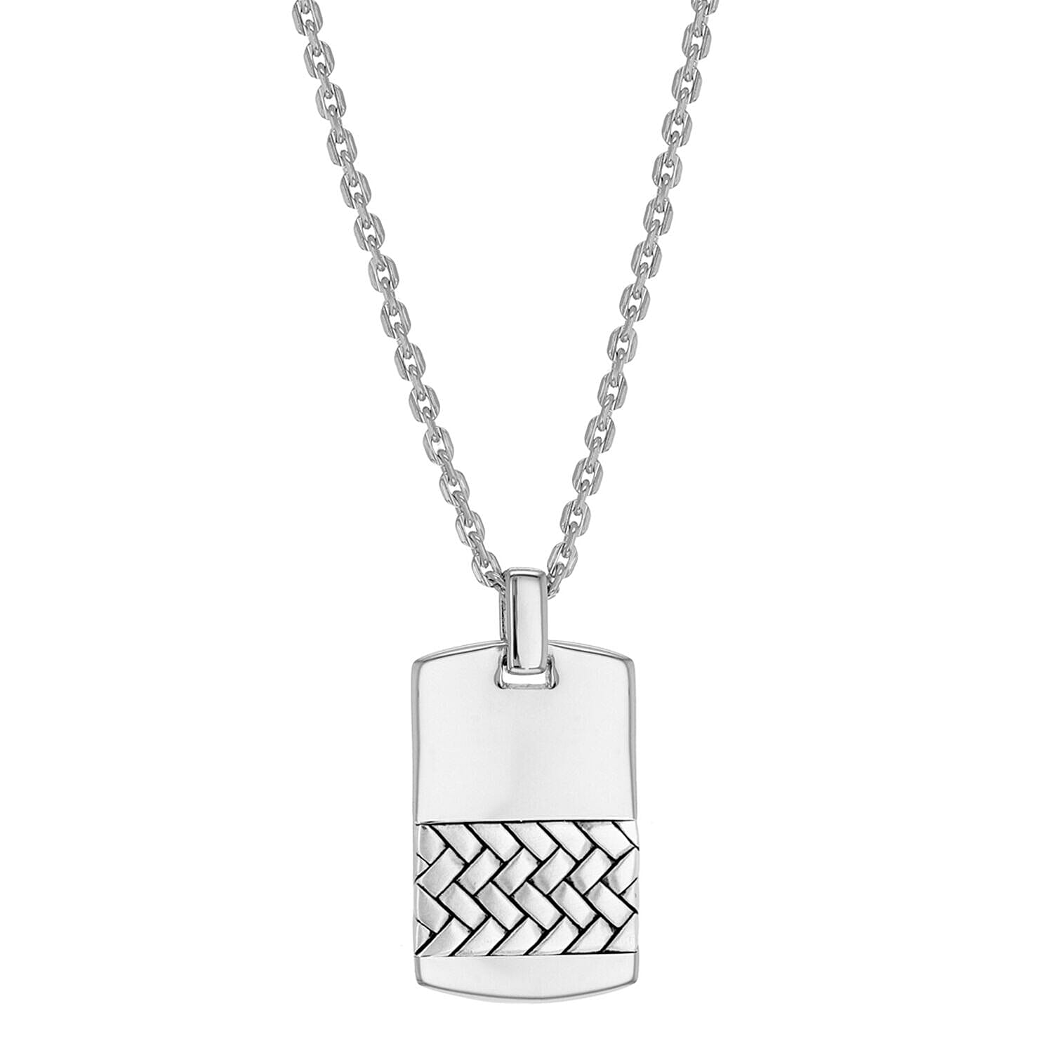 Sterling Silver NecklaceE (Size - 20),  Silver Wt. 18 Gms