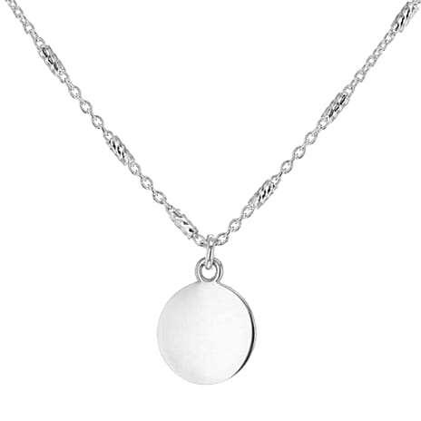 Sterling Silver NecklaceE (Size - 16)