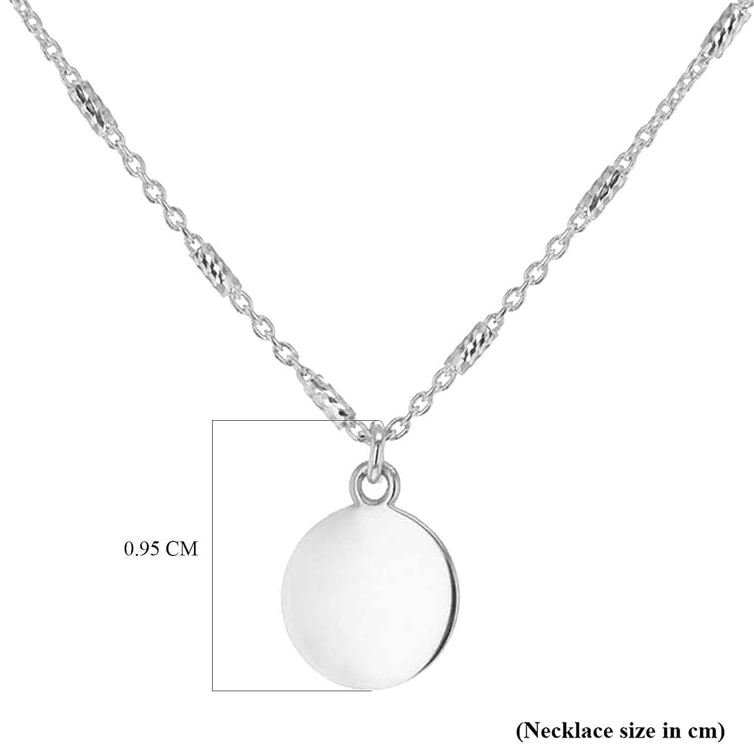 Sterling Silver NecklaceE (Size - 16)