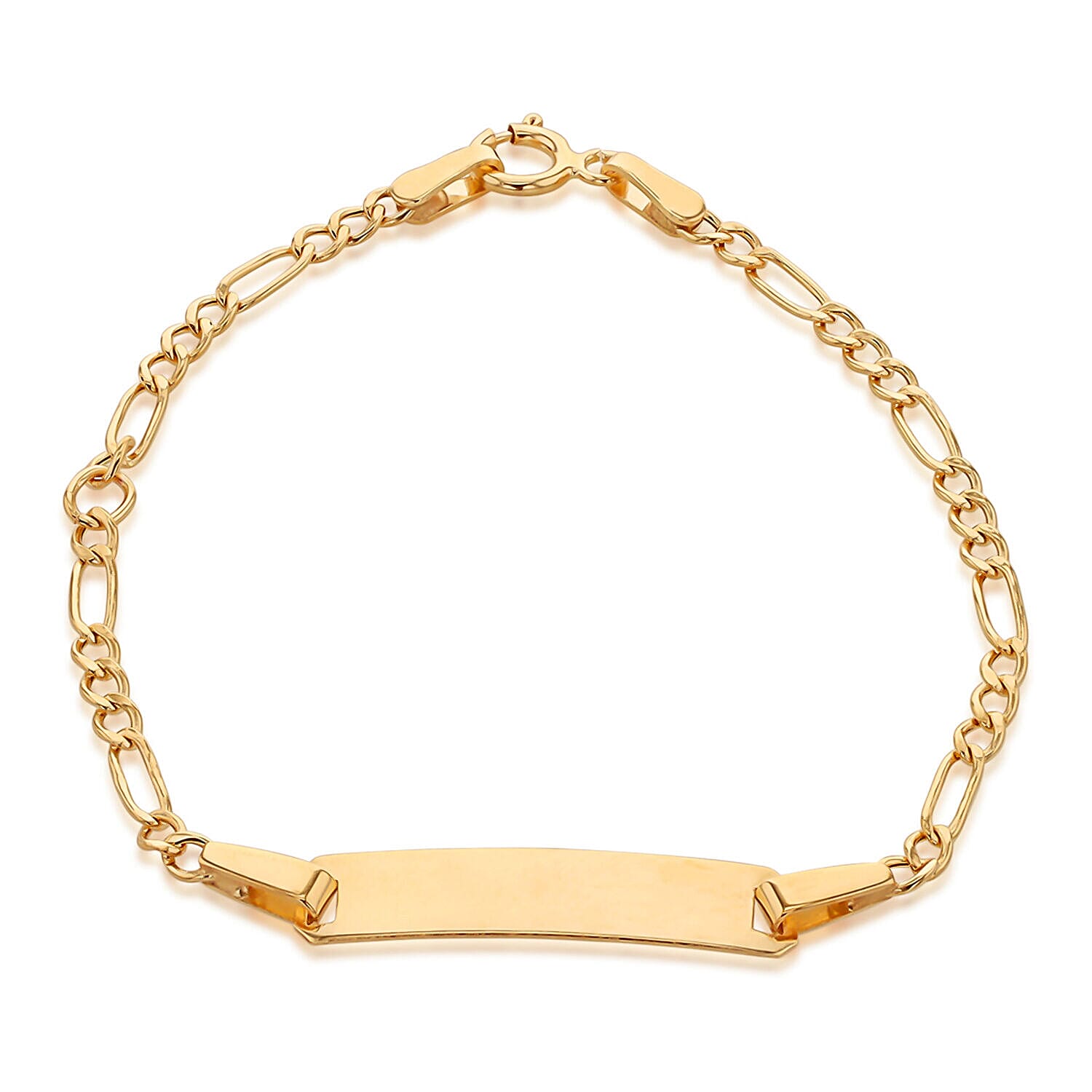 9K Yellow Gold  Bracelet (Size - 10.5),  Gold Wt. 0.95 Gms
