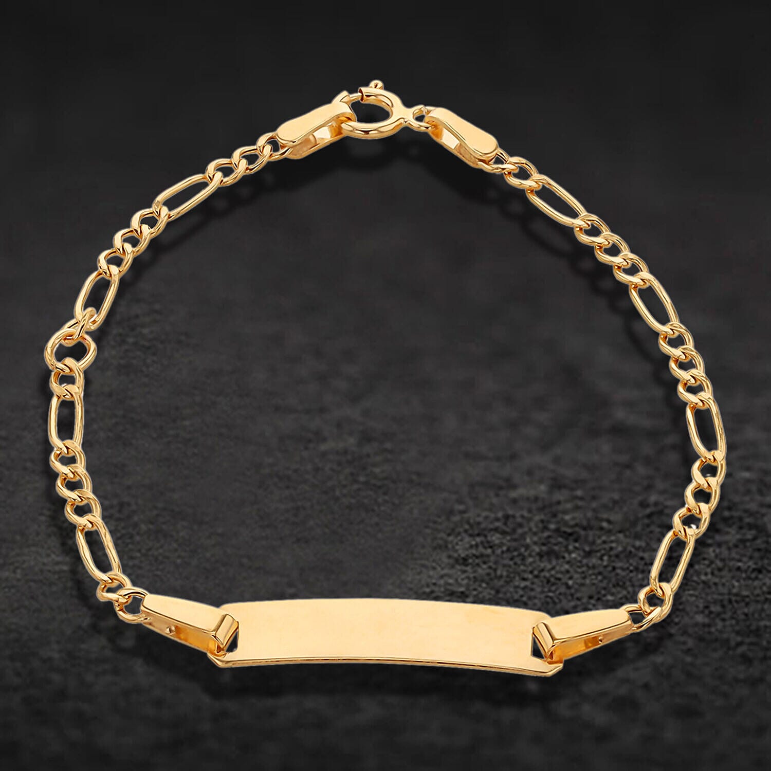 9K Yellow Gold  Bracelet (Size - 10.5),  Gold Wt. 0.95 Gms