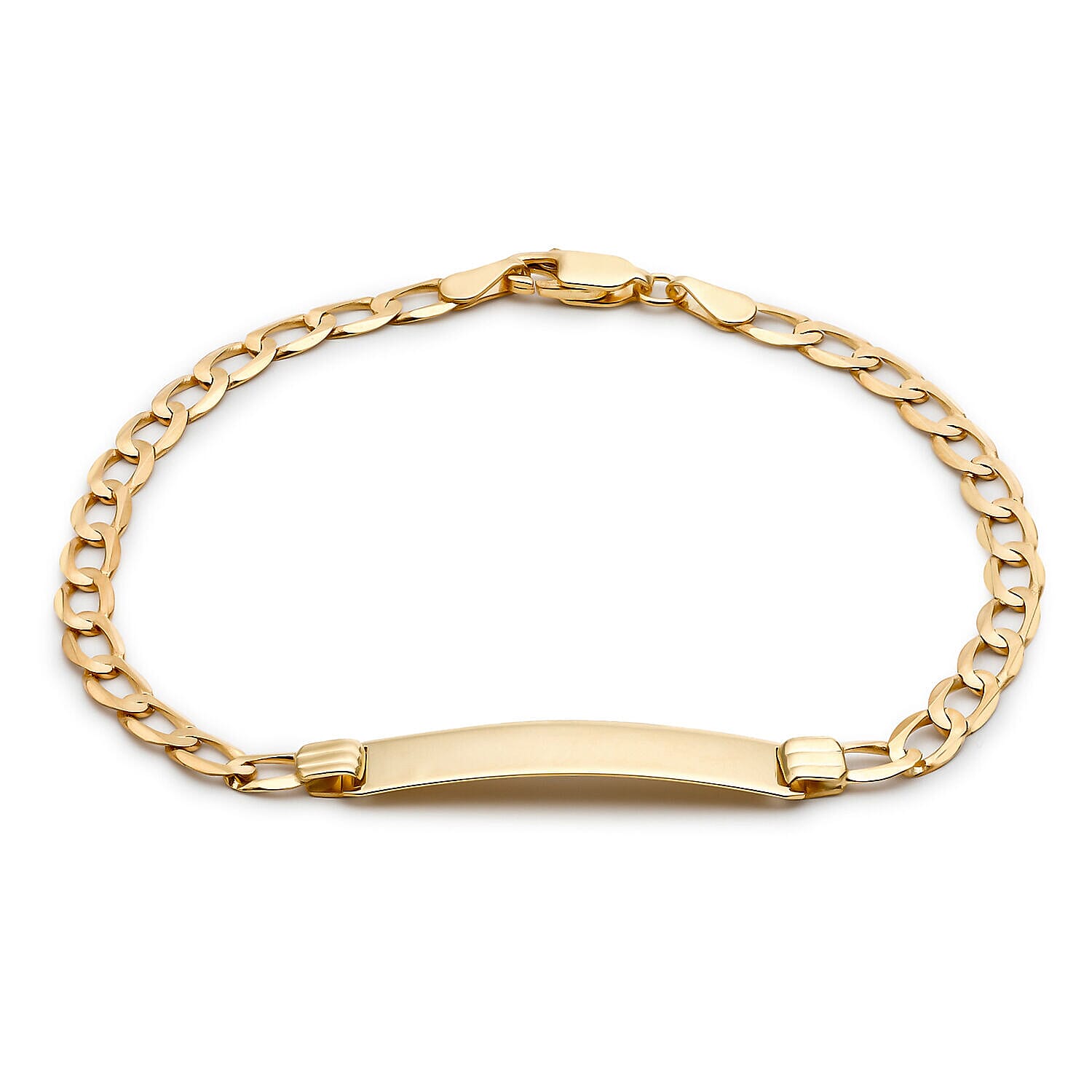 9K Yellow Gold  Bracelet (Size - 7),  Gold Wt. 3.5 Gms
