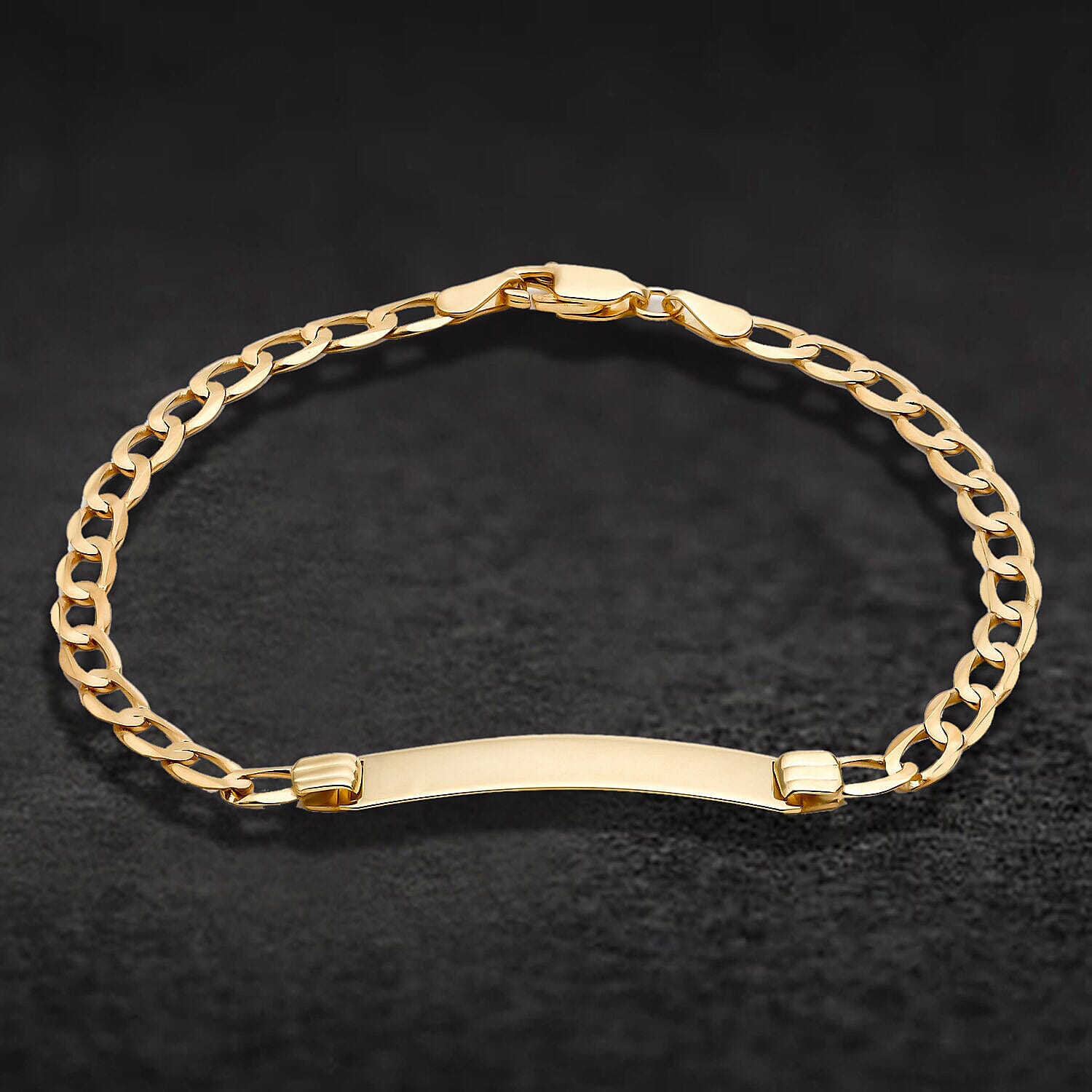 9K Yellow Gold  Bracelet (Size - 7),  Gold Wt. 3.5 Gms
