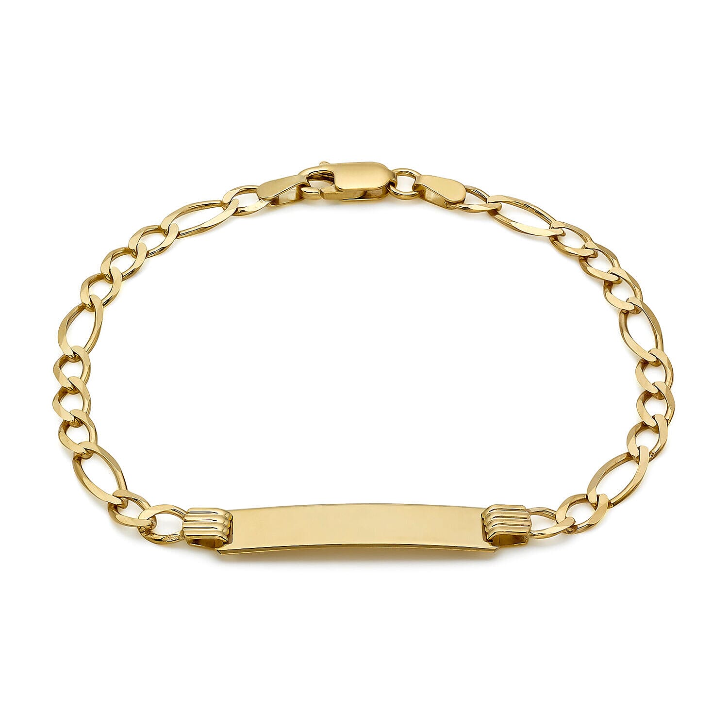 9K Yellow Gold  Bracelet (Size - 7),  Gold Wt. 4.2 Gms