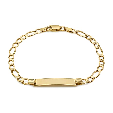 9K Yellow Gold  Bracelet (Size - 7),  Gold Wt. 4.2 Gms