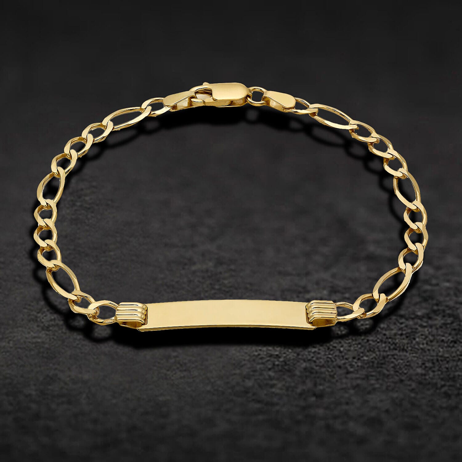 9K Yellow Gold  Bracelet (Size - 7),  Gold Wt. 4.2 Gms