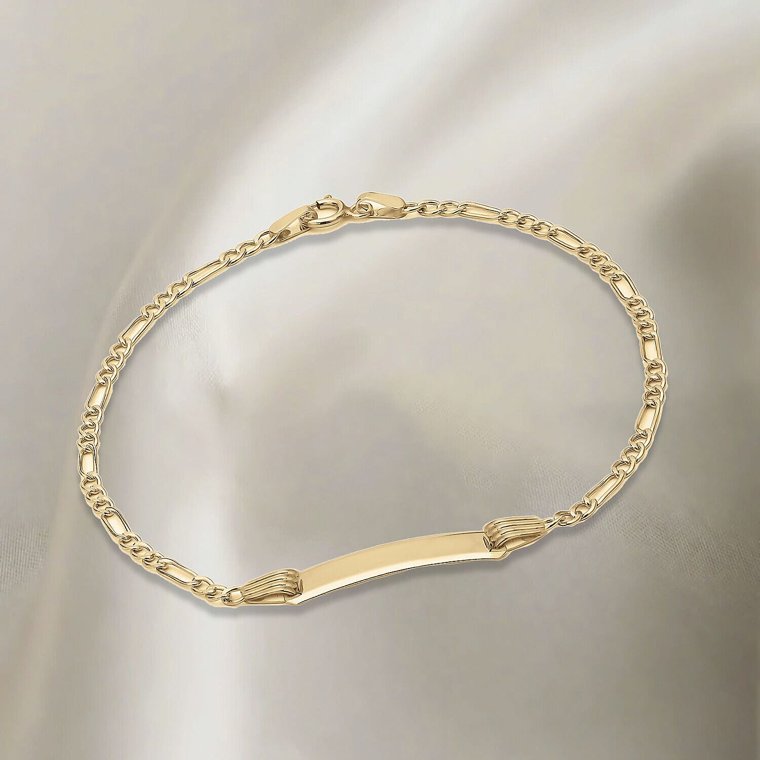 9K Yellow Gold  Bracelet (Size - 6),  Gold Wt. 1.4 Gms