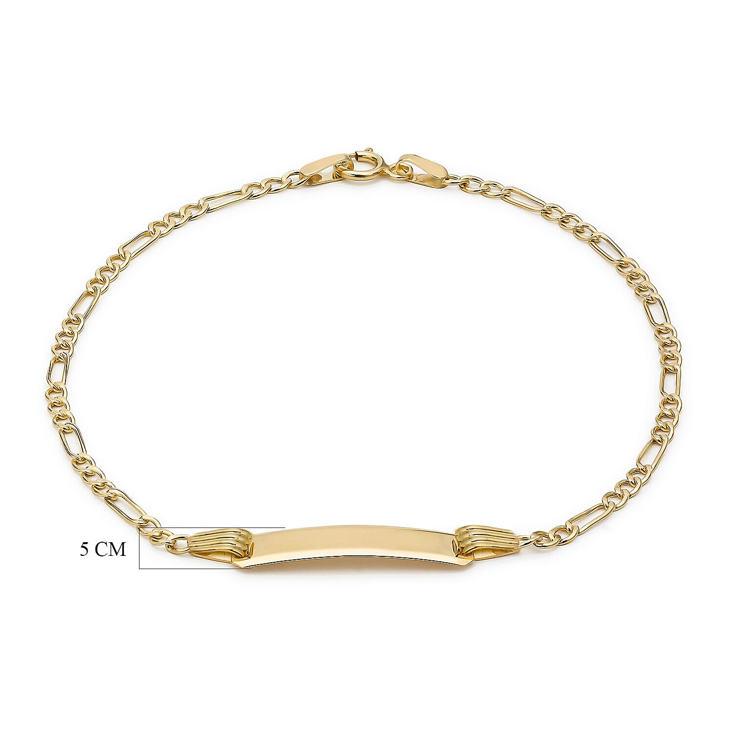 9K Yellow Gold  Bracelet (Size - 6),  Gold Wt. 1.4 Gms