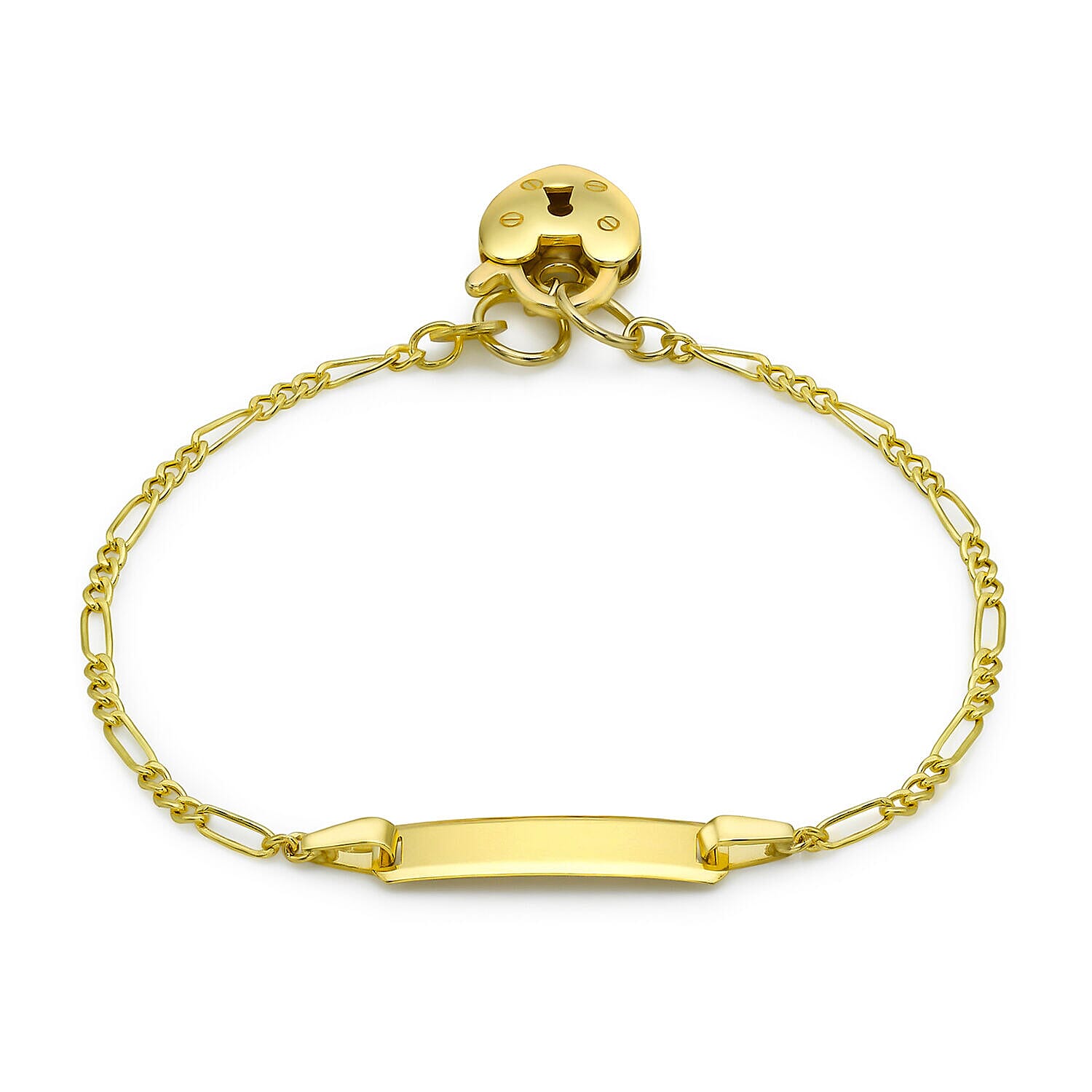 9K Yellow Gold  Bracelet (Size - 6),  Gold Wt. 2.4 Gms