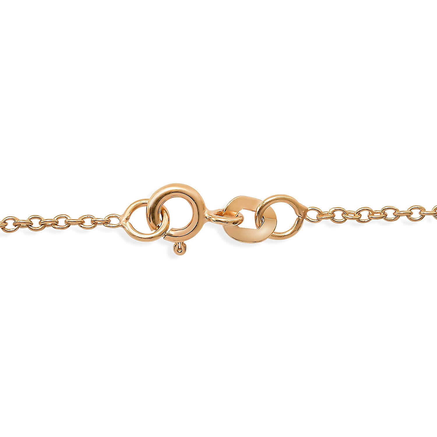 9K Yellow Gold Diamond Necklace (Size - 18) 1 Ct.