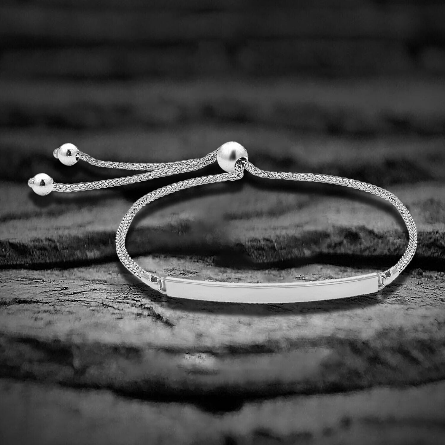 9K White Gold  Bracelet (Size - 9.5),  Gold Wt. 3.5 Gms