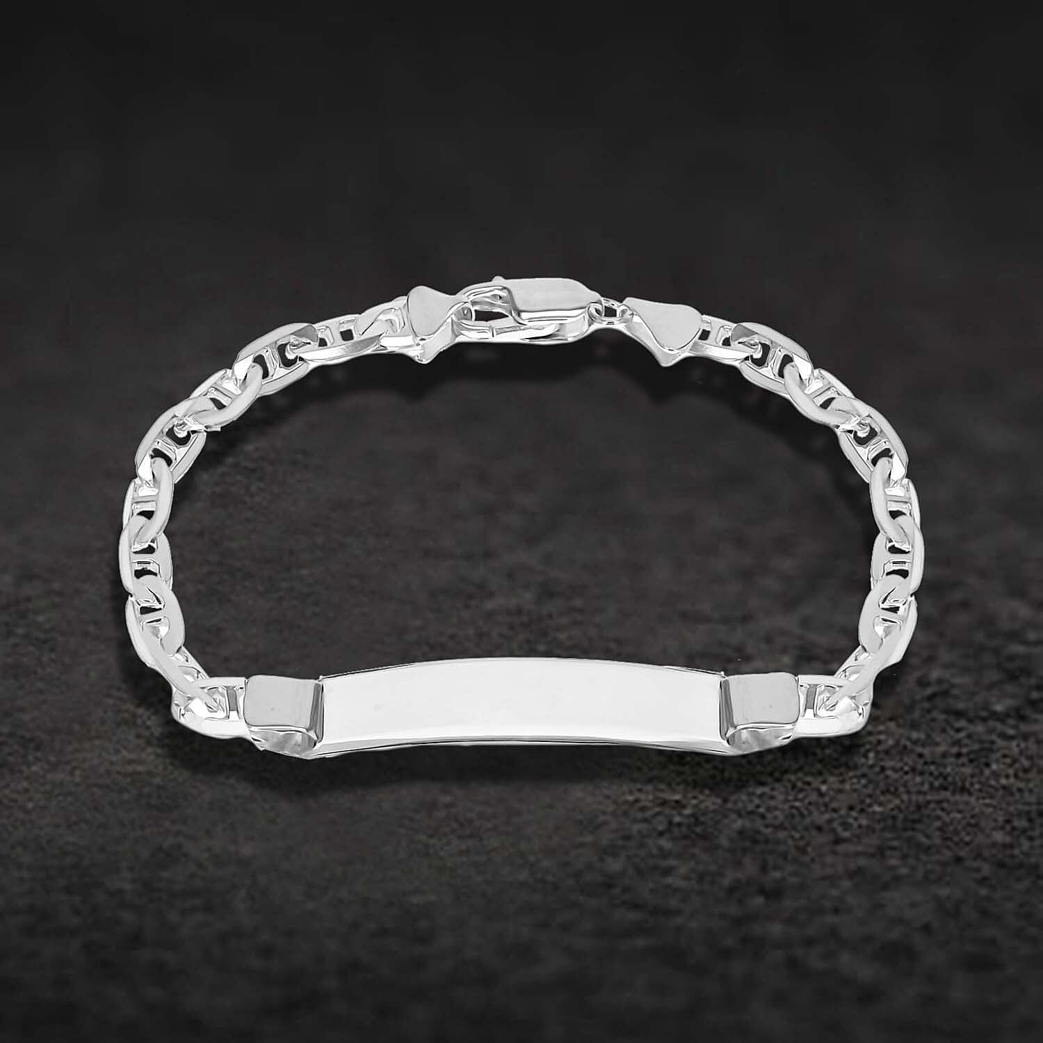 Sterling Silver Bracelet (Size - 8),  Silver Wt. 14.4 Gms