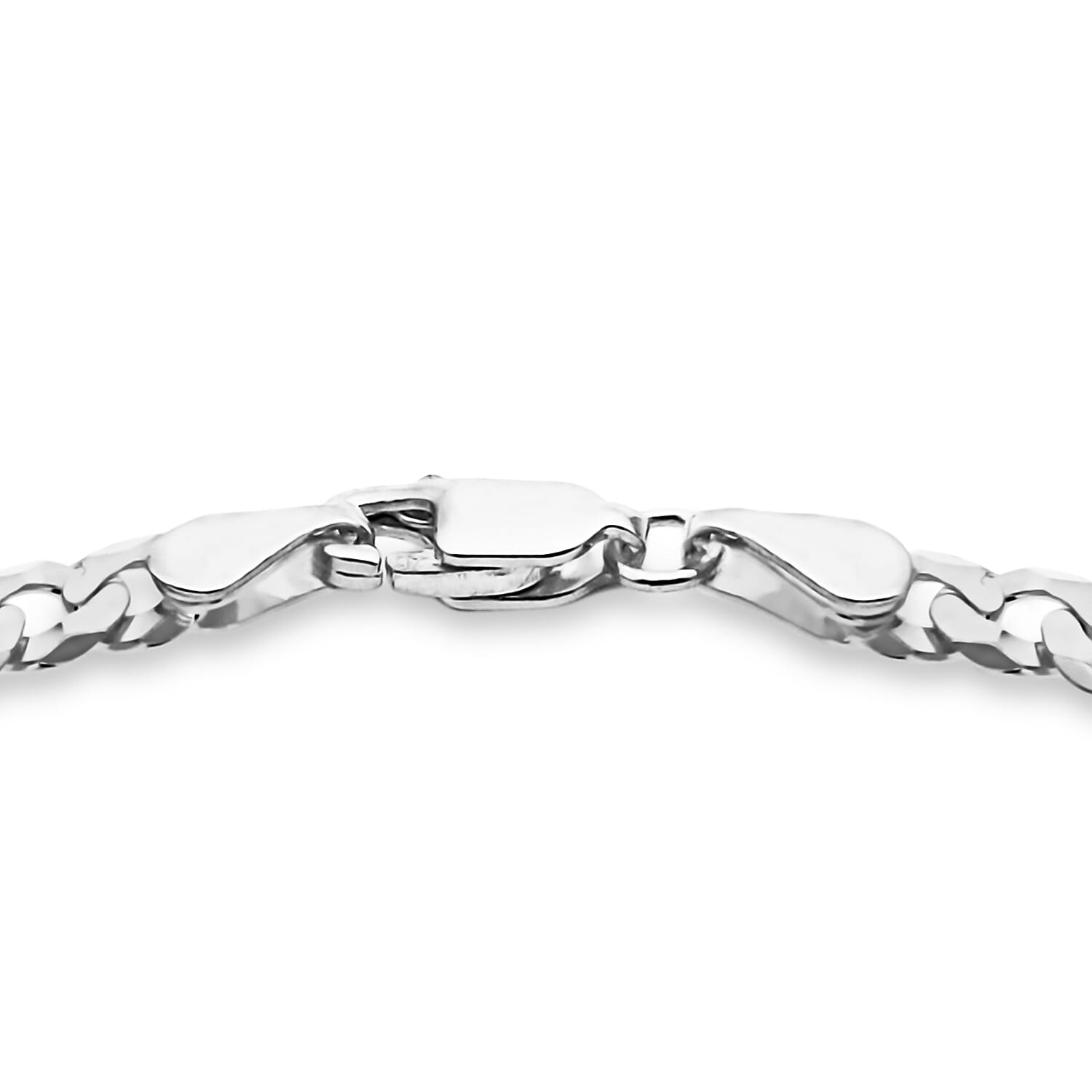 Sterling Silver Bracelet (Size - 7.5),  Silver Wt. 6.4 Gms