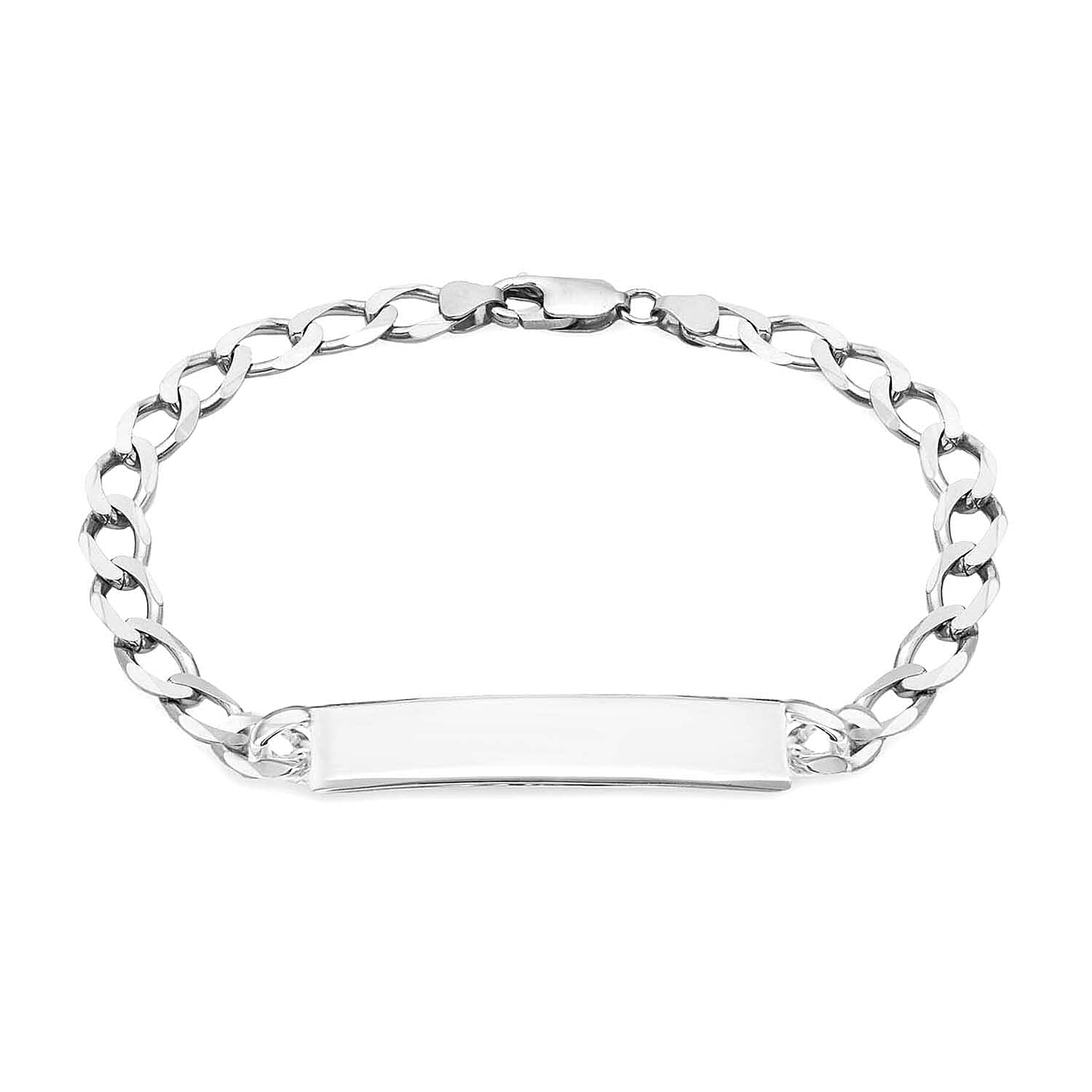 Sterling Silver Bracelet (Size - 8.5),  Silver Wt. 19.2 Gms