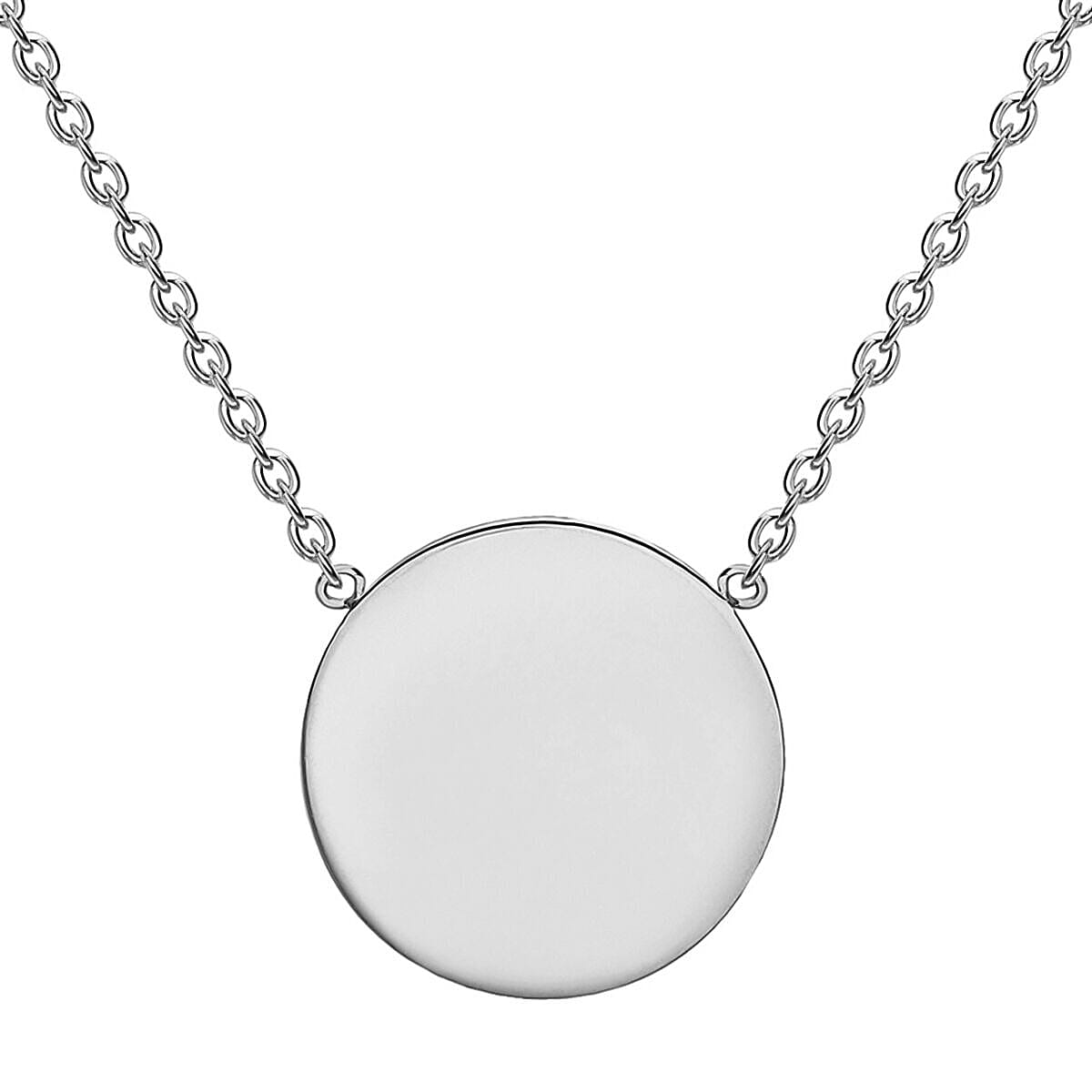 9K White Gold  NecklaceE (Size - 17),  Gold Wt. 2 Gms