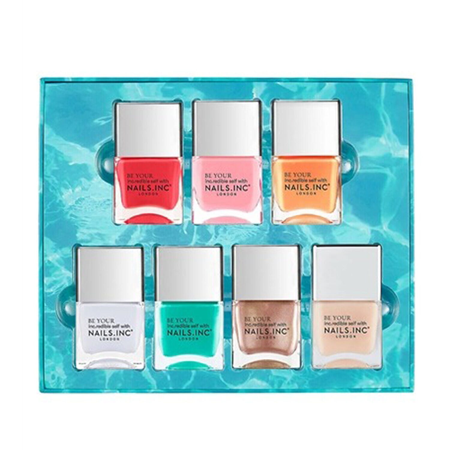 Nails Inc- 7 Piece Polish Set -  Hey Sunshine