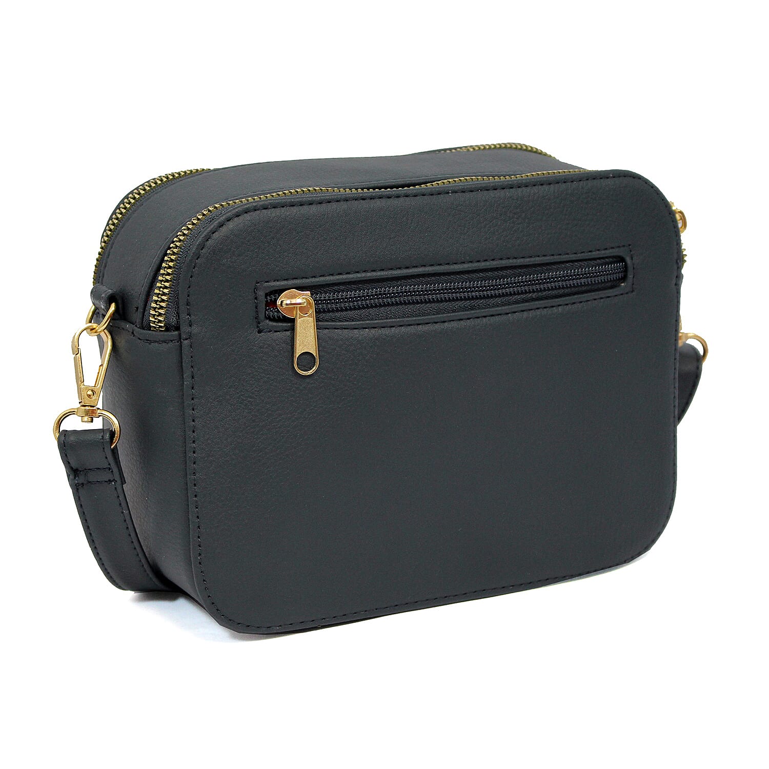 Ladies Cross Body Handbags (Size 22x16x9 cm) with Shoulder Strap (150cm) - Navy