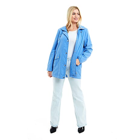 Klassik - Ladies Showerproof Woven Jacket (Size 12) - Ultra Marine