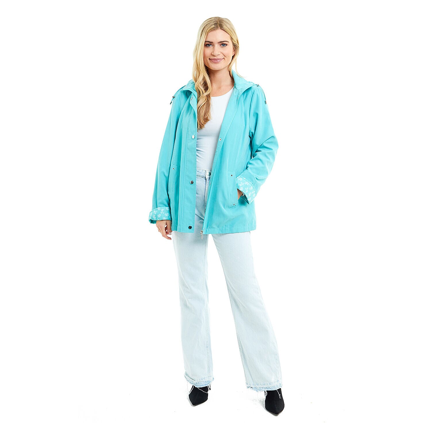 Klassik - Ladies Showerproof Woven Jacket (Size 12) - Ultra Marine