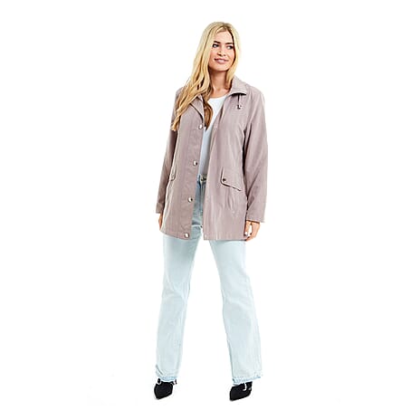 Klassik - Ladies Showerproof Woven Jacket (Size 12) - Stone