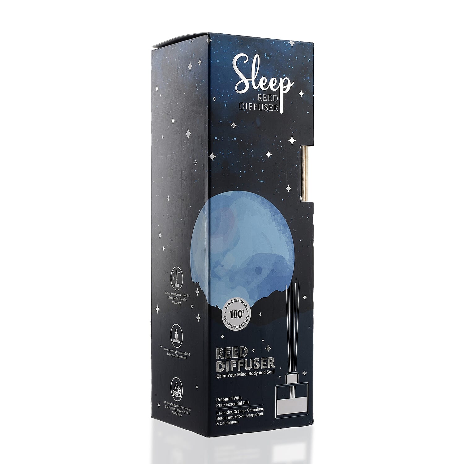 SLEEP Reed Diffuser (100ml) with 6 Reeds Blend of Pure Essential Oil