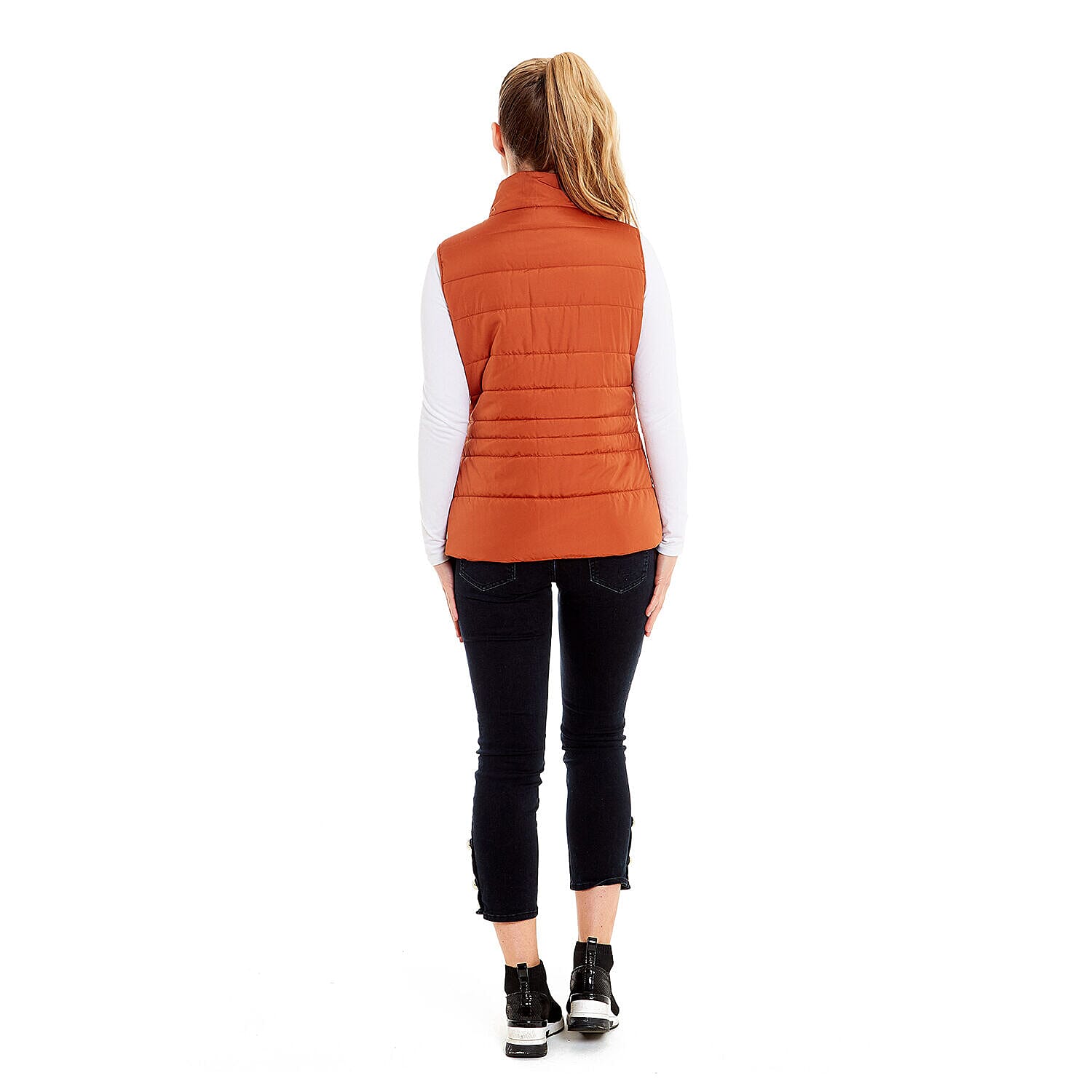 Betty Kay - Ladies Padded Gilet (Size 14) - Rust