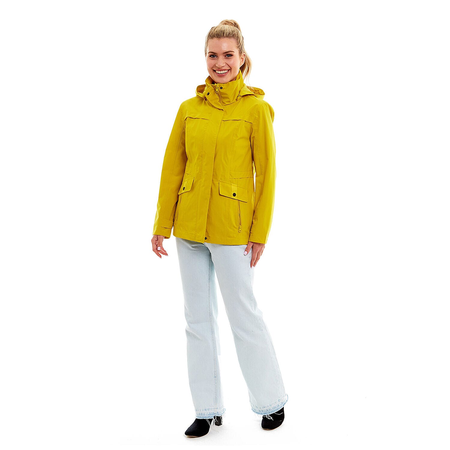 Arctic Storm- Ladies Waterproof Jacket (Size 12) - Bluebird