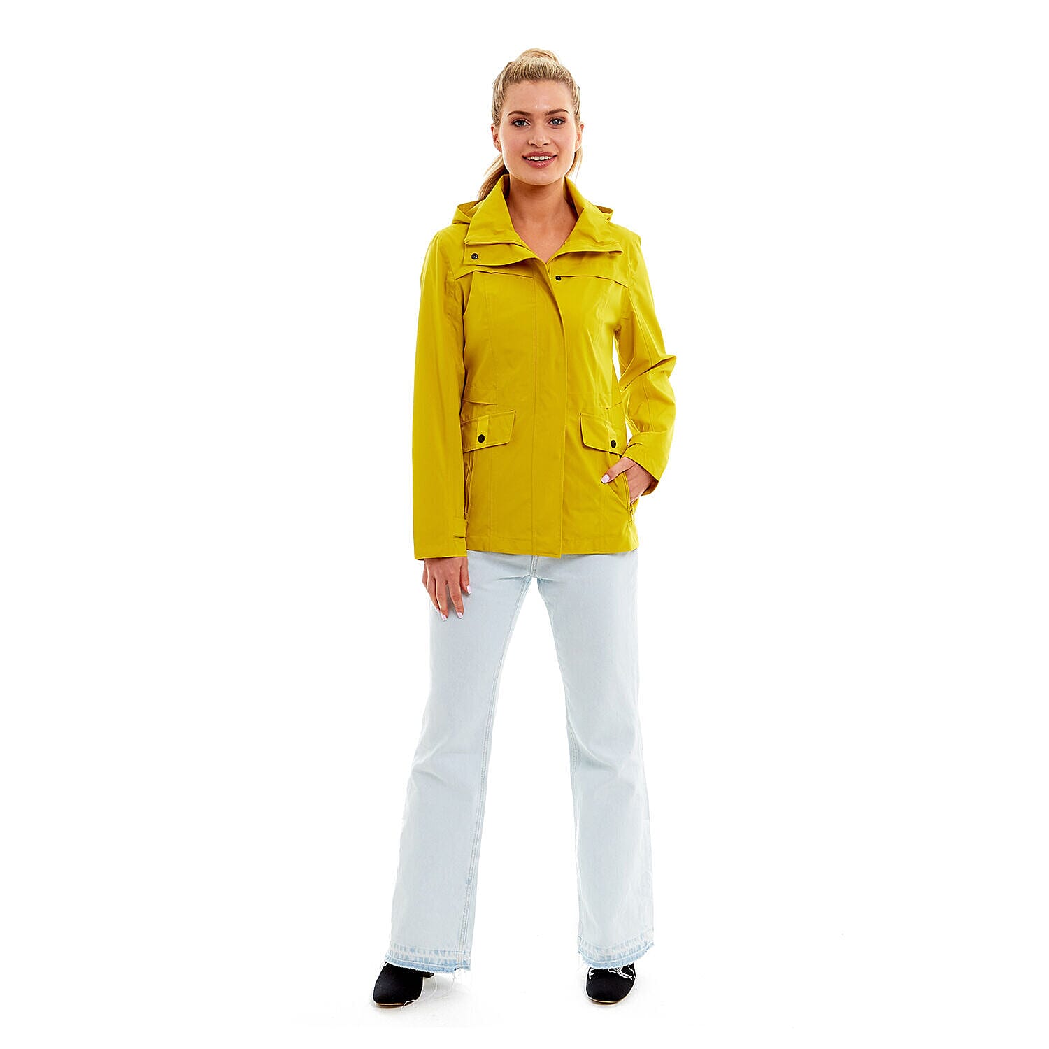 Arctic Storm- Ladies Waterproof Jacket (Size 12) - Bluebird