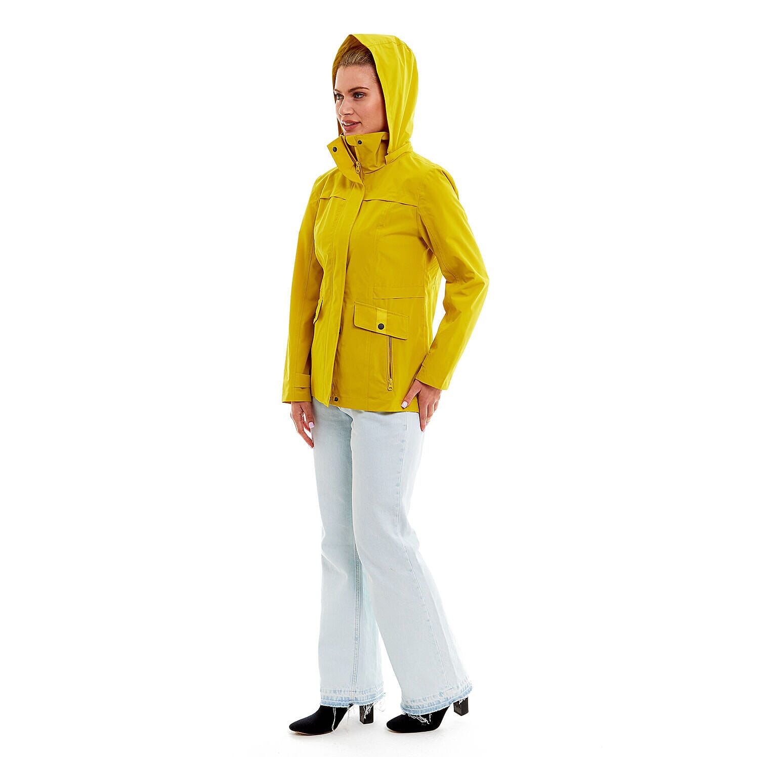 Arctic Storm- Ladies Waterproof Jacket (Size 12) - Bluebird