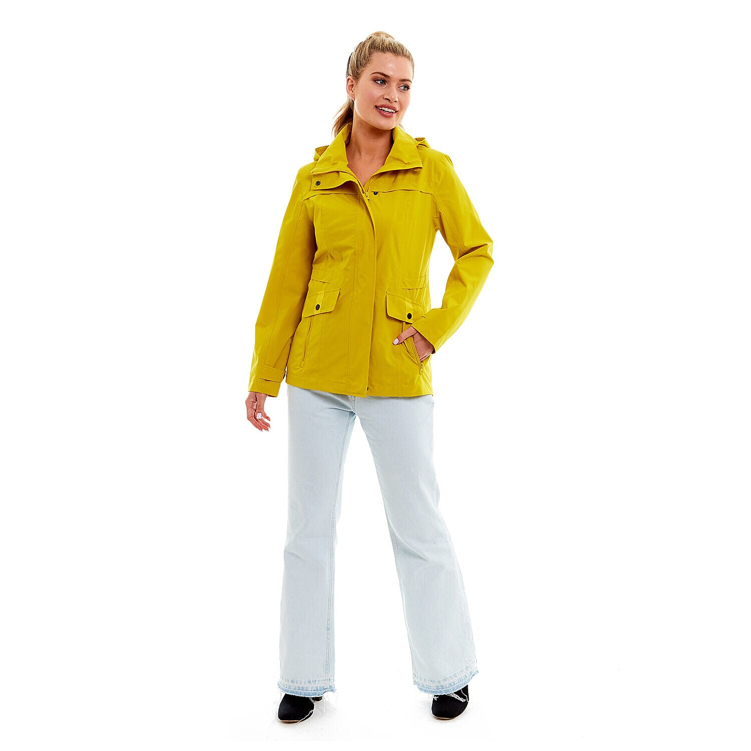Arctic Storm- Ladies Waterproof Jacket (Size 12) - Bluebird