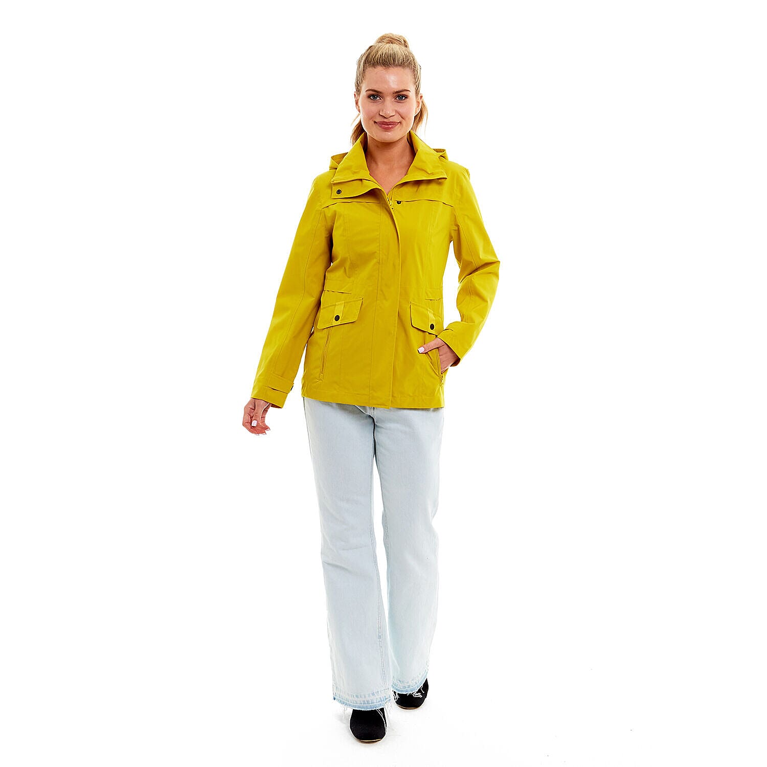 Arctic Storm- Ladies Waterproof Jacket (Size 12) - Bluebird
