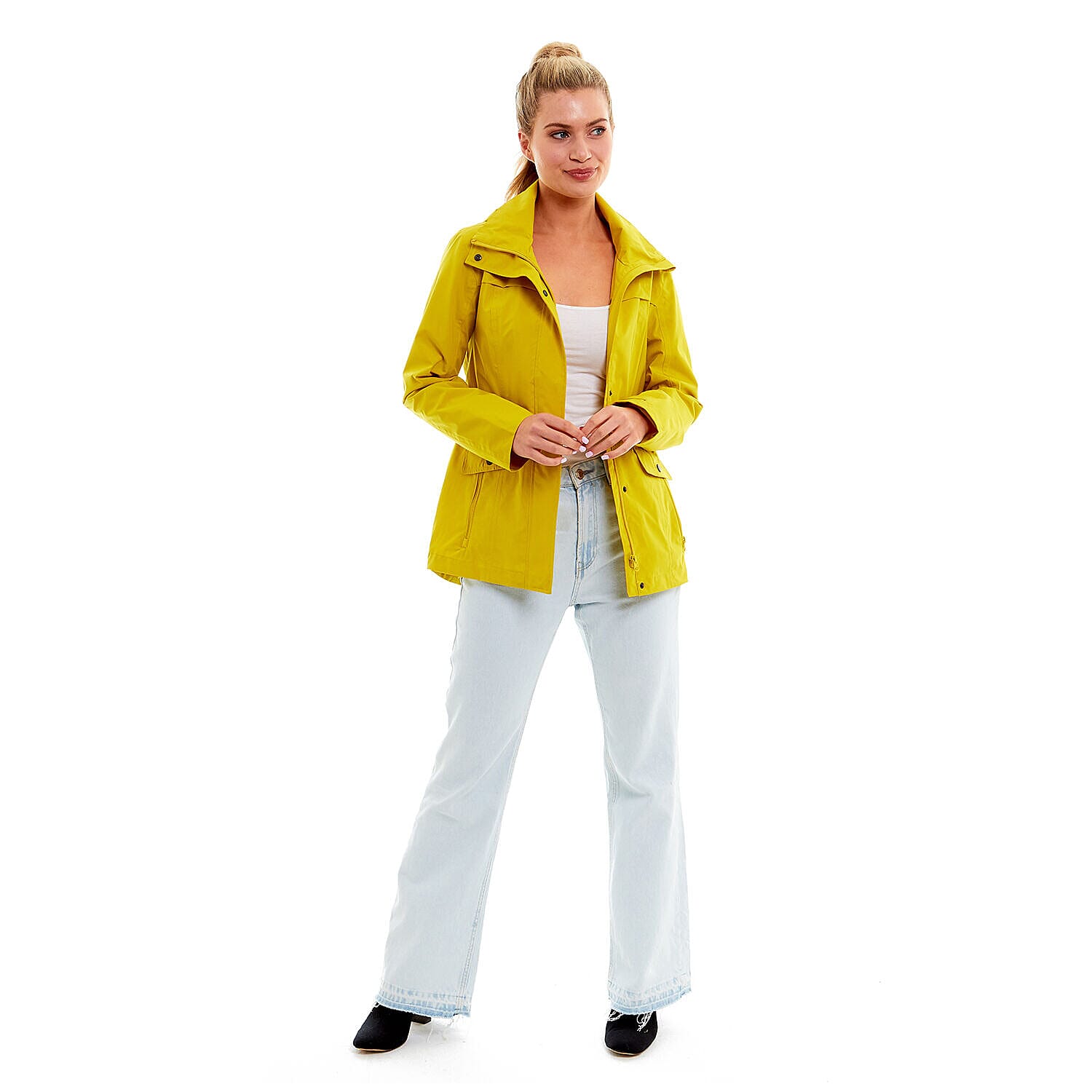 Arctic Storm- Ladies Waterproof Jacket (Size 12) - Bluebird