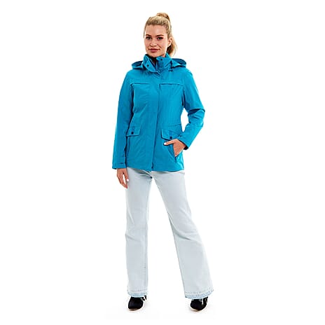 Arctic Storm- Ladies Waterproof Jacket (Size 10) - Bluebird