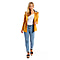 Betty Kay - Ladies Hooded Lightweight Woven Jacket (Size 12) - Mustard