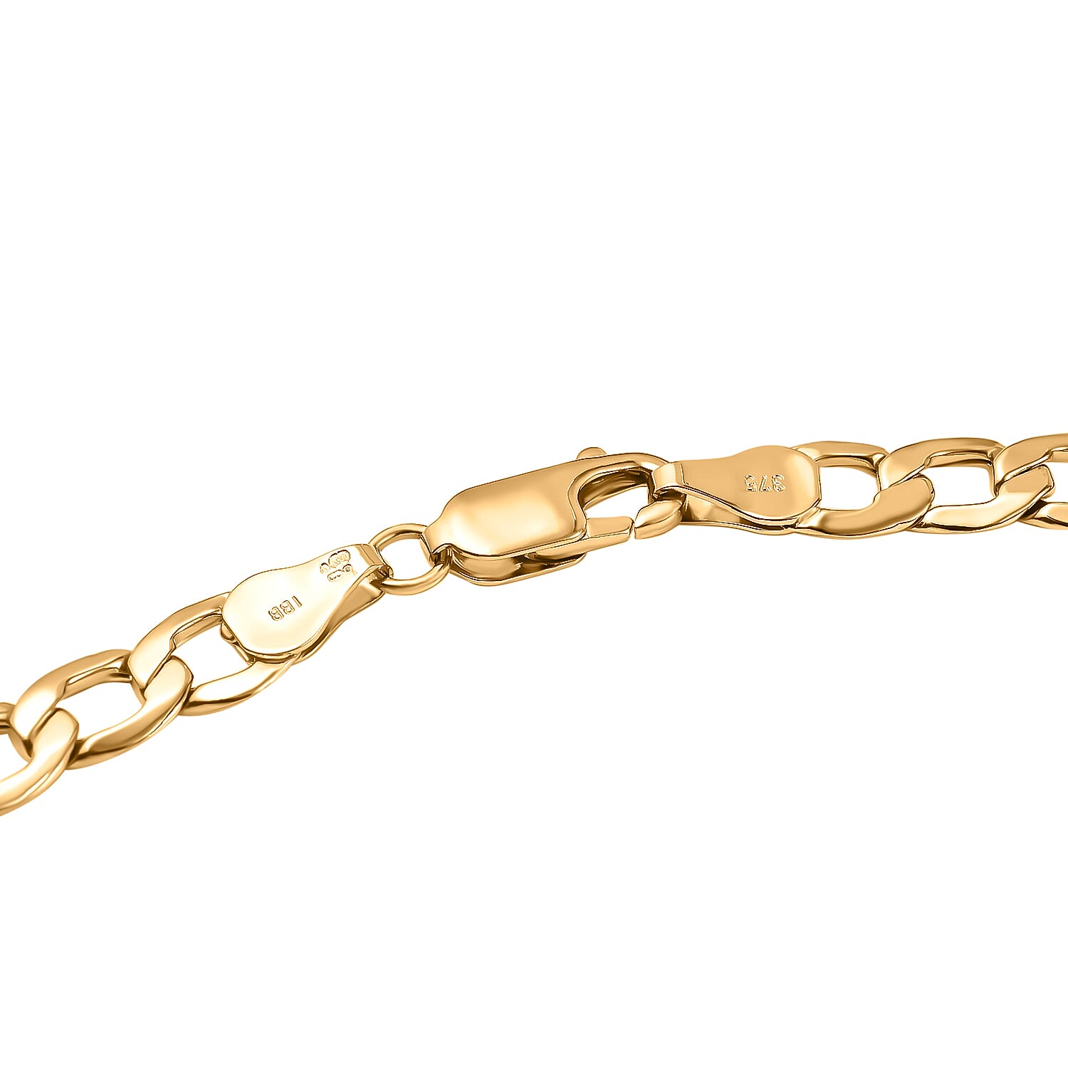 Italian Made Closeout Deal - 9K Yellow Gold Curb Necklace (Size - 18), Gold Wt. 6.20 Gms