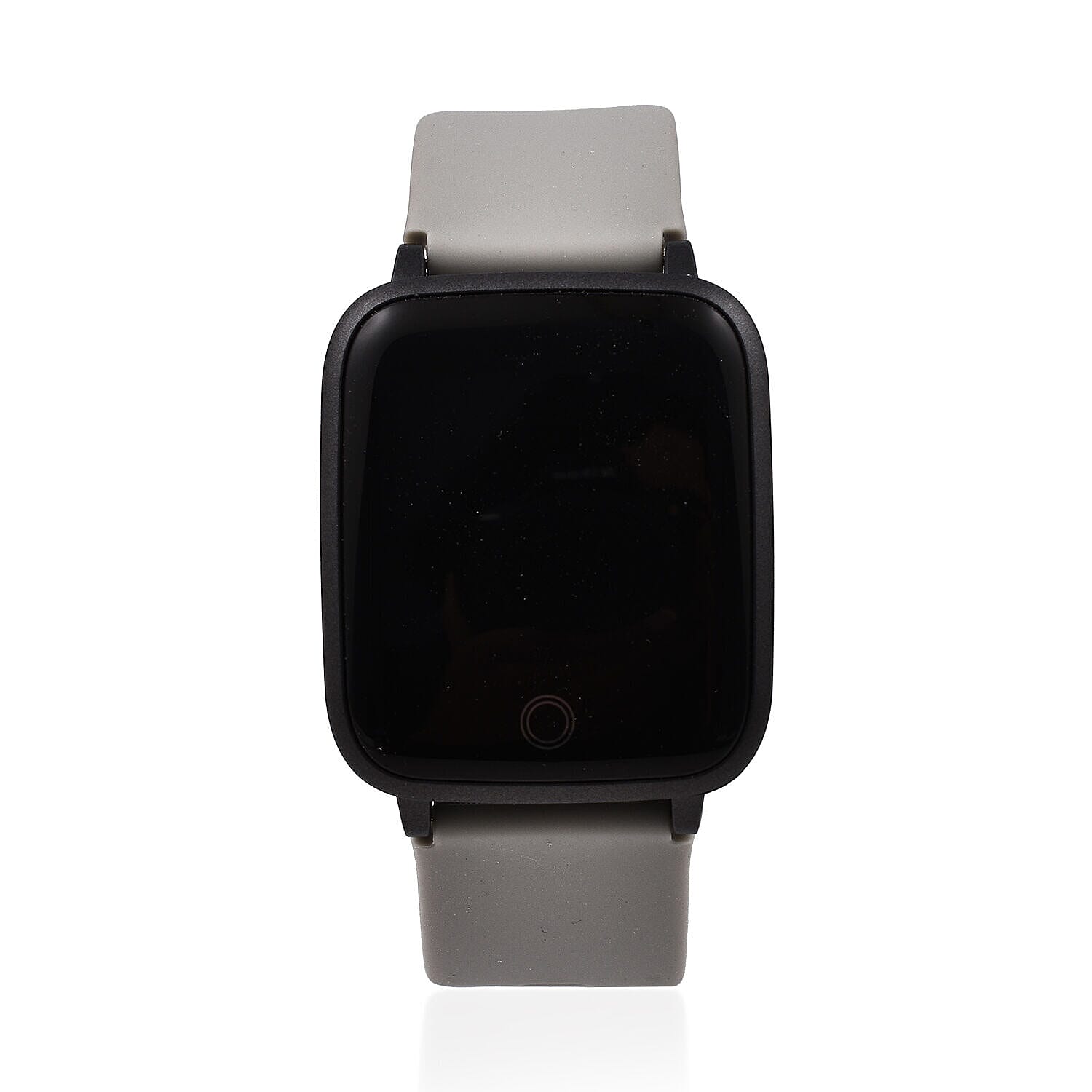 IP68 Water Proof Smart Watch with Touch Control, Heart Rate Monitor, Step Counter, Sleep Monitor, Calorie counter, Call and Message Notification, Sports and Relax Mode, for Android and IOS - Grey