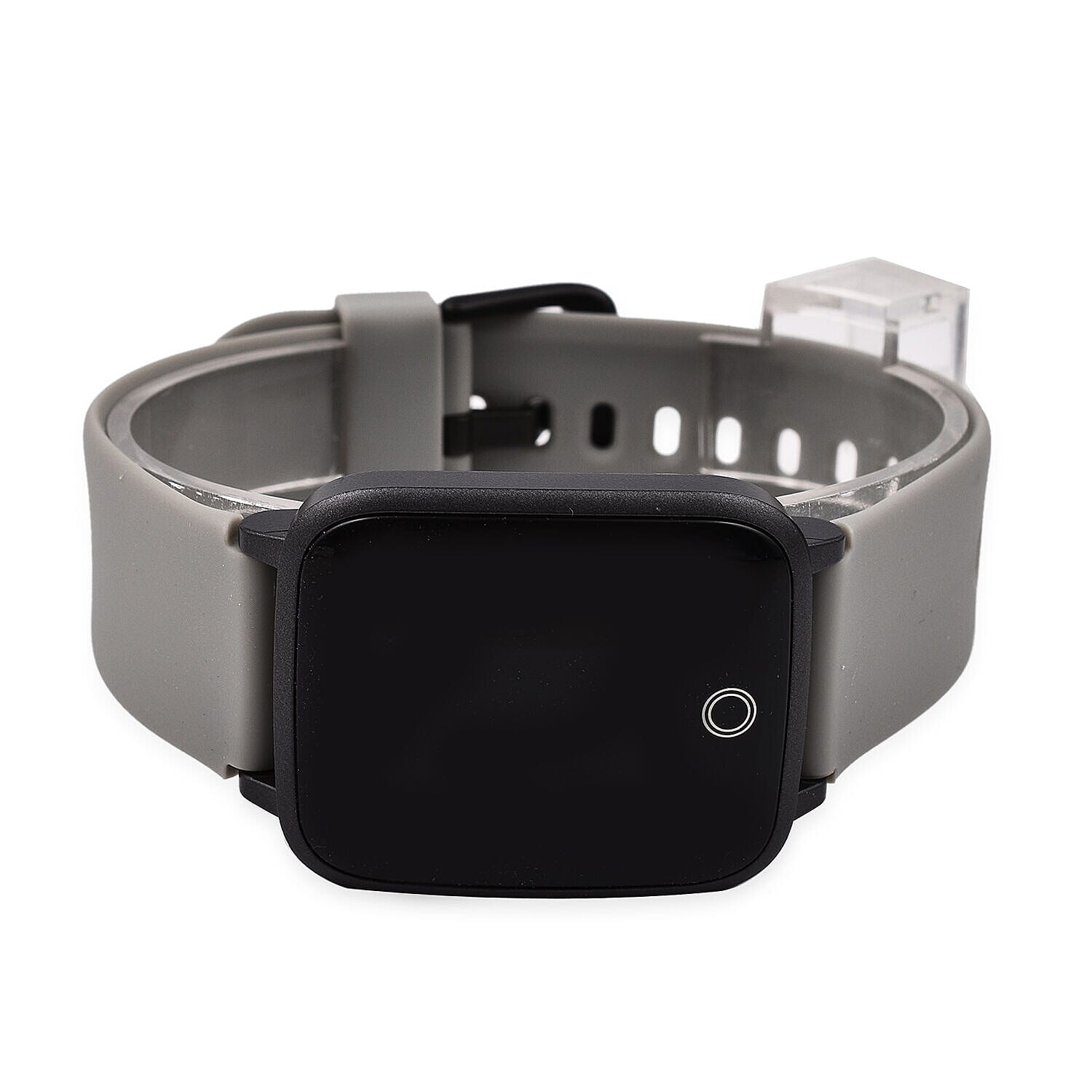 IP68 Water Proof Smart Watch with Touch Control, Heart Rate Monitor, Step Counter, Sleep Monitor, Calorie counter, Call and Message Notification, Sports and Relax Mode, for Android and IOS - Grey