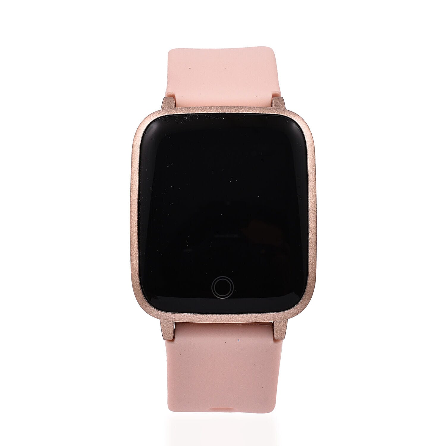 IP68 Water Proof Smart Watch with Touch Control, Heart Rate Monitor, Step Counter, Sleep Monitor, Calorie counter, Call and Message Notification, Sports and Relax Mode, for Android and IOS- Pink