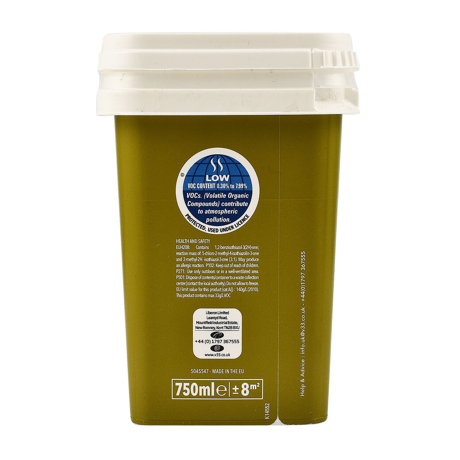 V33 - Renovation Floor and Stairs Paint Satin Finish- 750ml- Soft Grey