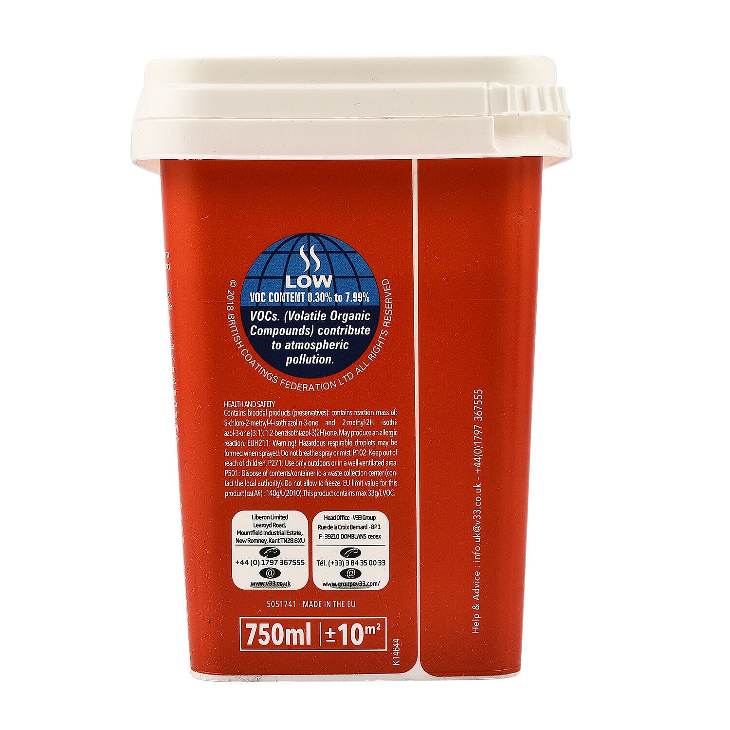 V33 Renovation Radiator & Appliances Paint Satin Finish- 750ml (White)