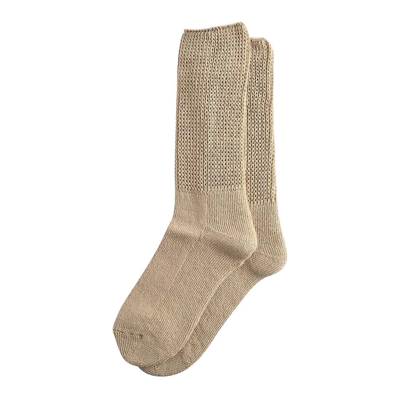 Dr. Scholls Diabetes and Circulatory Crew Socks - Sand (Sizes 4-10, )